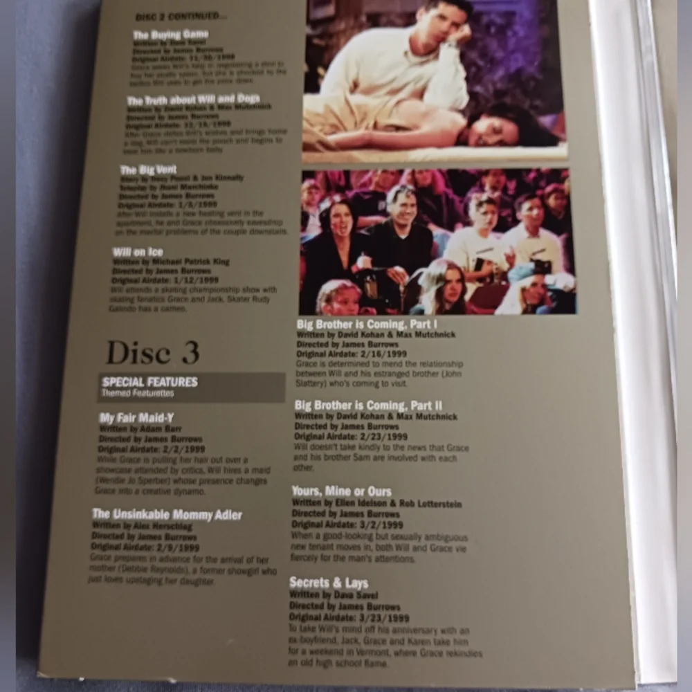 Will & Grace DVD's